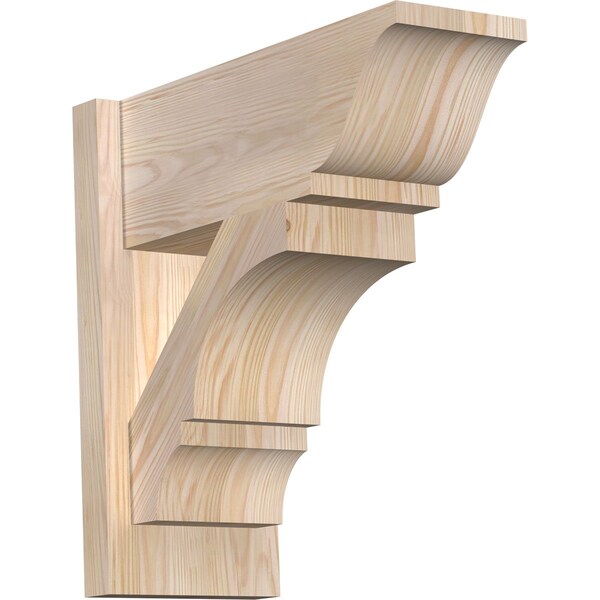 Ekena Millwork Balboa Smooth Traditional Outlooker, Douglas Fir, 7 1/2"W x 18"D x 18"H OUT08X18X18BOA01SDF - main